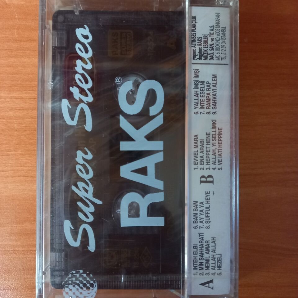 TÜRKİYE'DE İLK DEFA RAMPA RAP, ORYANTAL DISCO, POP ARABIC / ARAP DÜNYASININ EN BÜYÜKLERİ (1993) - KASET SIFIR