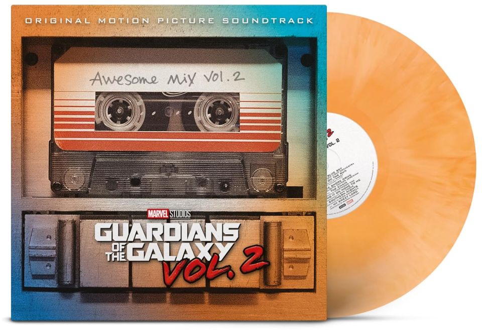 GUARDIANS OF THE GALAXY - SOUNDTRACK / AWESOME MIX VOL 2 (2017) FLEETWOOD MAC SWEET CHEAP TRICK PARLIAMENT - LP 2023 ORANGE GALAXY COLOURED EDITION SIFIR PLAK