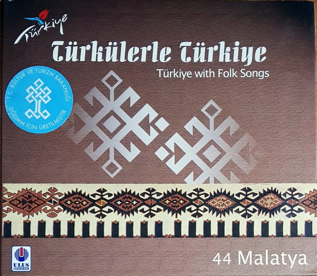 TÜRKÜLERLE TÜRKİYE / 44 MALATYA (2003) ULUS MÜZİK CD 2.EL