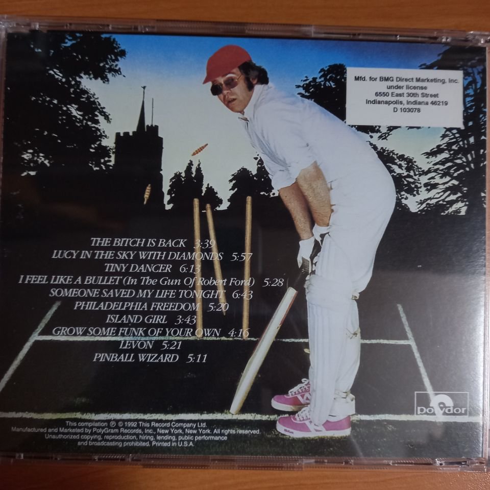 ELTON JOHN – ELTON JOHN'S GREATEST HITS VOLUME II (1992) - CD 2.EL