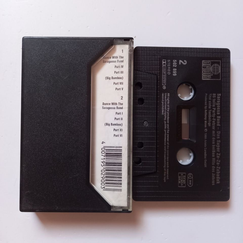 SARAGOSSA BAND - DAS SUPER ZA-ZA-ZABADAK 2 (1986) - KASET 2.EL