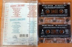 WHITNEY HOUSTON - THE GREATEST HITS DOUBLE CASSETTE MADE IN EU ''USED''