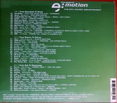 THE STATE OF E:MOTION / EFA DANCE DEPARTMENT VOL.10 / FROM DOWNBEAT TO HOUSE, FROM ELECTRO TO TECHNO, FROM DUB TO ELECTRONICA / JIMPSTER, ZUCO 103, IAN POOLEY, AKUFEN, MARKUS GUNTNER, DNTEL (2002) EFA 3CD 2.EL