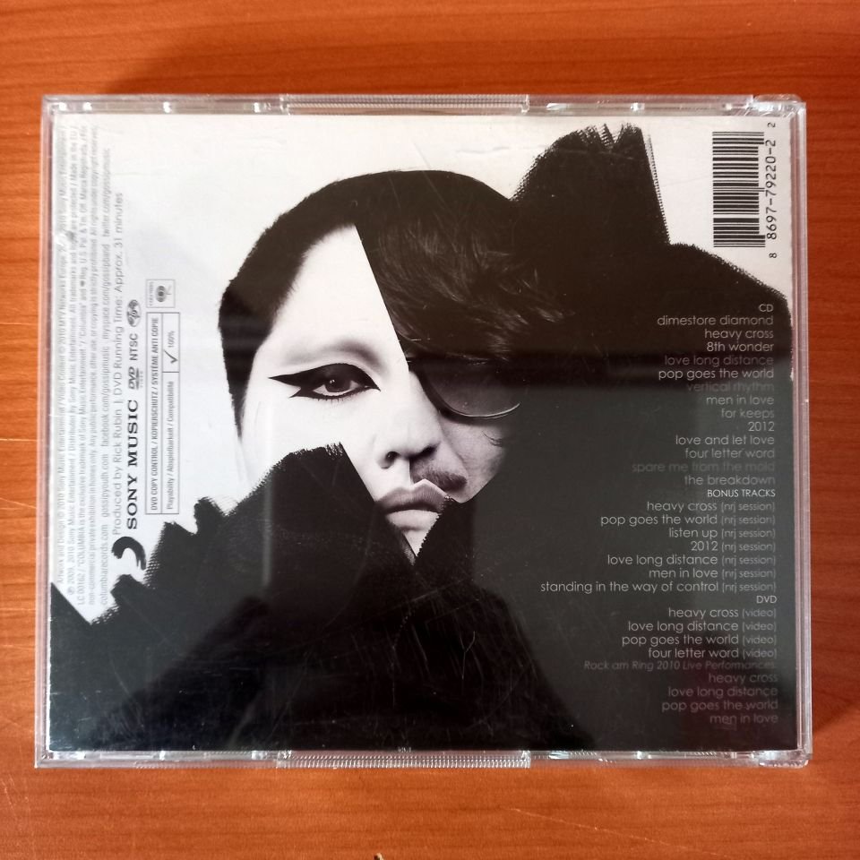 GOSSIP – MUSIC FOR MEN (2010) - CD+DVD EXTENDED EDITION 2.EL
