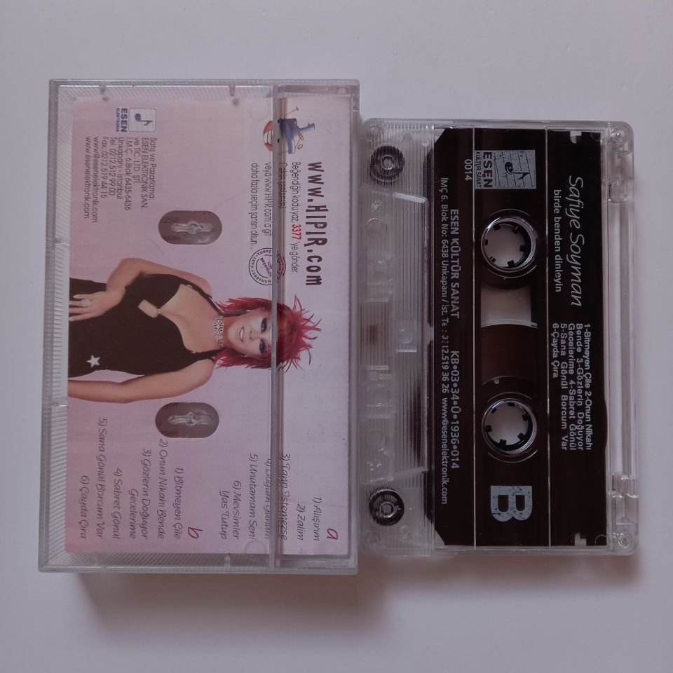 SAFİYE SOYMAN - BİRDE BENDEN DİNLEYİN (2003) - KASET 2.EL