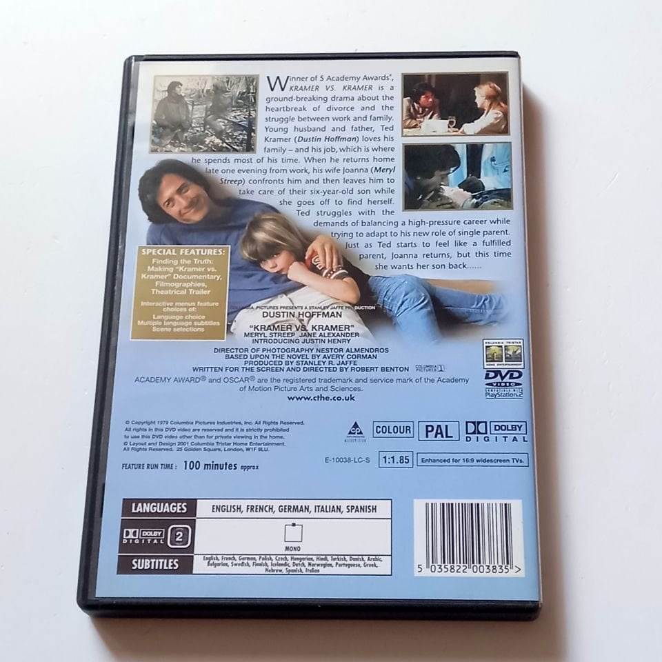 KRAMER VS. KRAMER - DUSTIN HOFFMAN, MERYL STREEP - YÖN.: ROBERT BENTON - DVD 2.EL