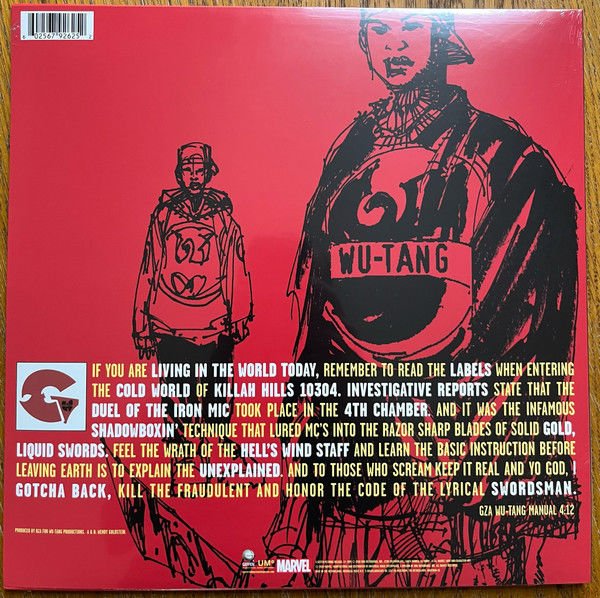 GENIUS / GZA - LIQUID SWORDS (1995) - 2LP 2025 MARVEL HIP-HOP VARIANT COVERS EDITION SIFIR PLAK