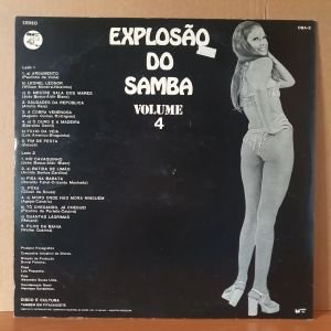 EXPLOSAO DO SAMBA VOLUME 4 (1975) - LP 2.EL PLAK