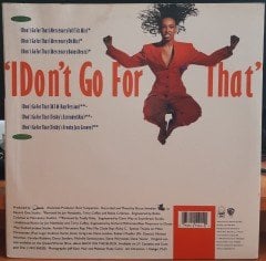 QUINCY JONES FEATURING SIEDAH GARRETT - I DON'T GO FOR THAT (1990) - 12'' MAXI SINGLE PLAK 2.EL