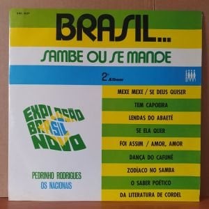 BRASIL...SAMBE OU SE MANDE VOL II / PEDRINHO RODRIGUES, OS NACIONAIS (1973) - LP 2.EL PLAK