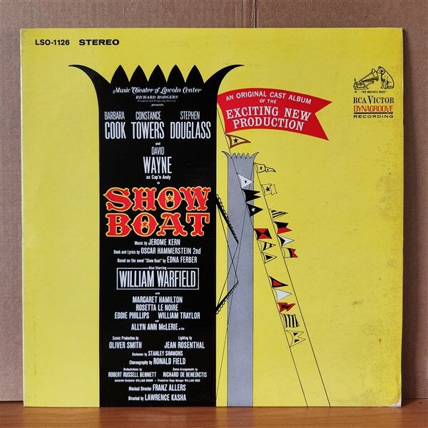SHOW BOAT ORIGINAL CAST ALBUM / JEROME KERN (1966) - LP 2.EL PLAK