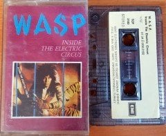 W.A.S.P. - INSIDE THE ELECTRIC CIRCUS (1987) KENT CASSETTE MADE IN TURKEY ''USED'' PAPER LABEL