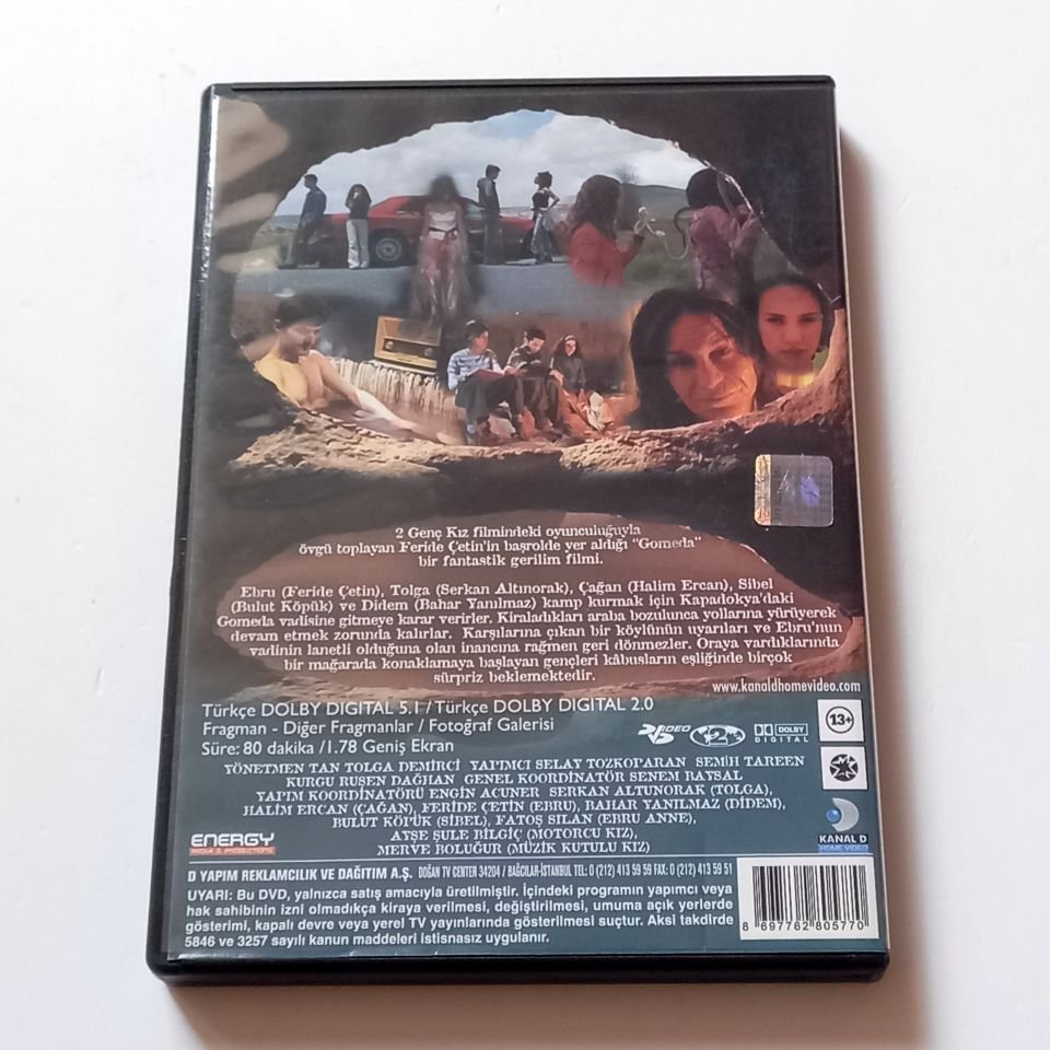 GOMEDA - HALİM ERCAN, FERİDE ÇETİN - YÖN.: TAN TOLGA DEMİRCİ - DVD 2.EL