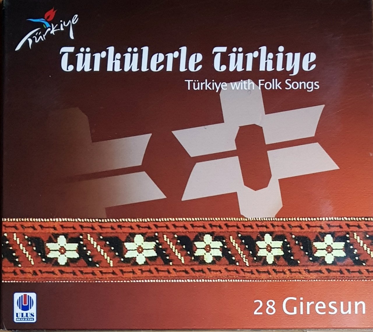 TÜRKÜLERLE TÜRKİYE / 28 GİRESUN (2000) ULUS MÜZİK CD 2.EL