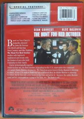 THE HUNT FOR RED OCTOBER - SEAN CONNERY - ALCE BALDWIN - DVD 2.EL 1. BÖLGE TR ALTYAZI YOKTUR