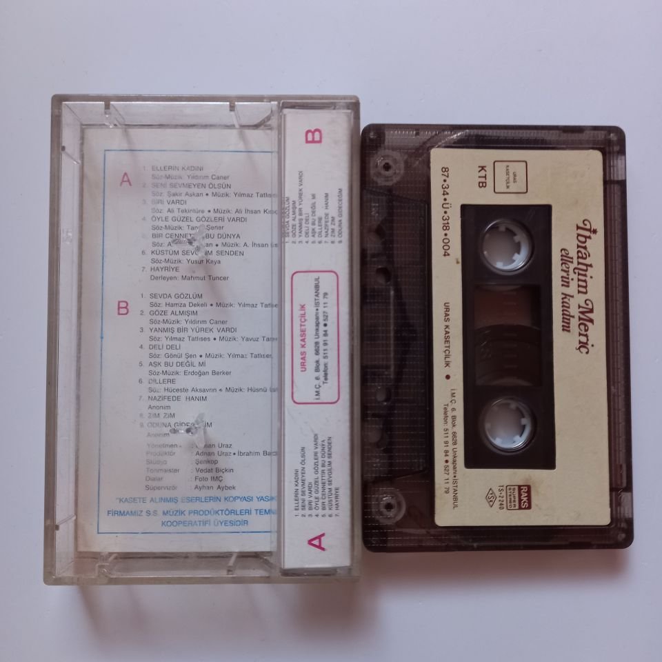 İBRAHİM MERİÇ - ELLERİN KADINI (1987) - KASET 2.EL