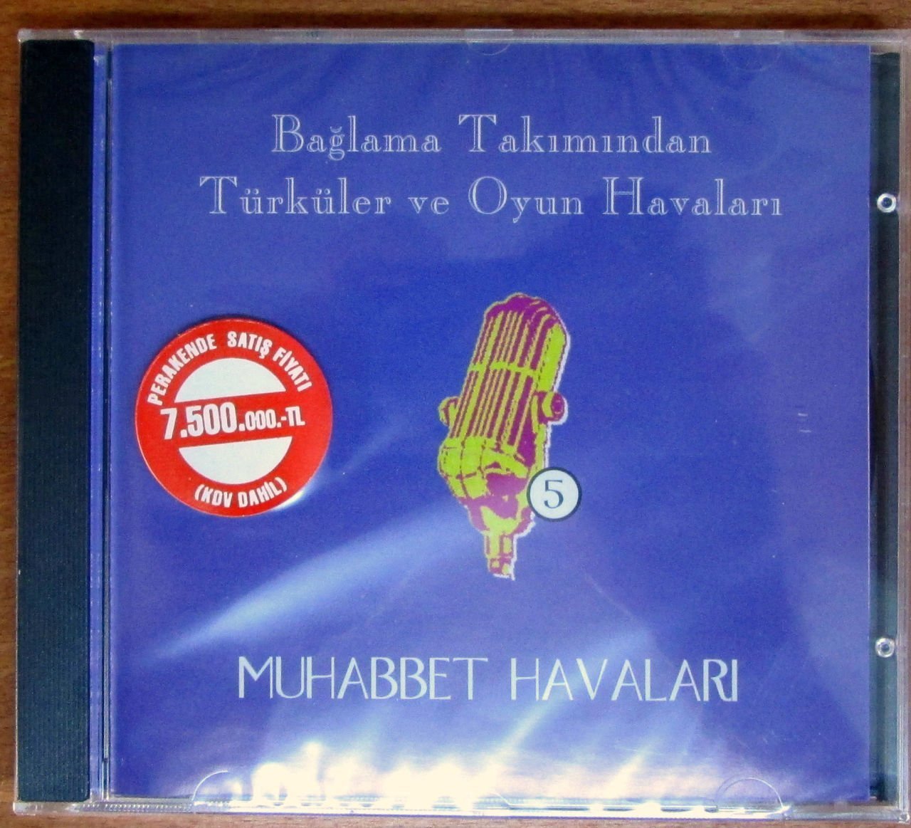 BAĞLAMA TAKIMINDAN TÜRKÜLER 5 MUHABBET HAVALARI - CD SIFIR