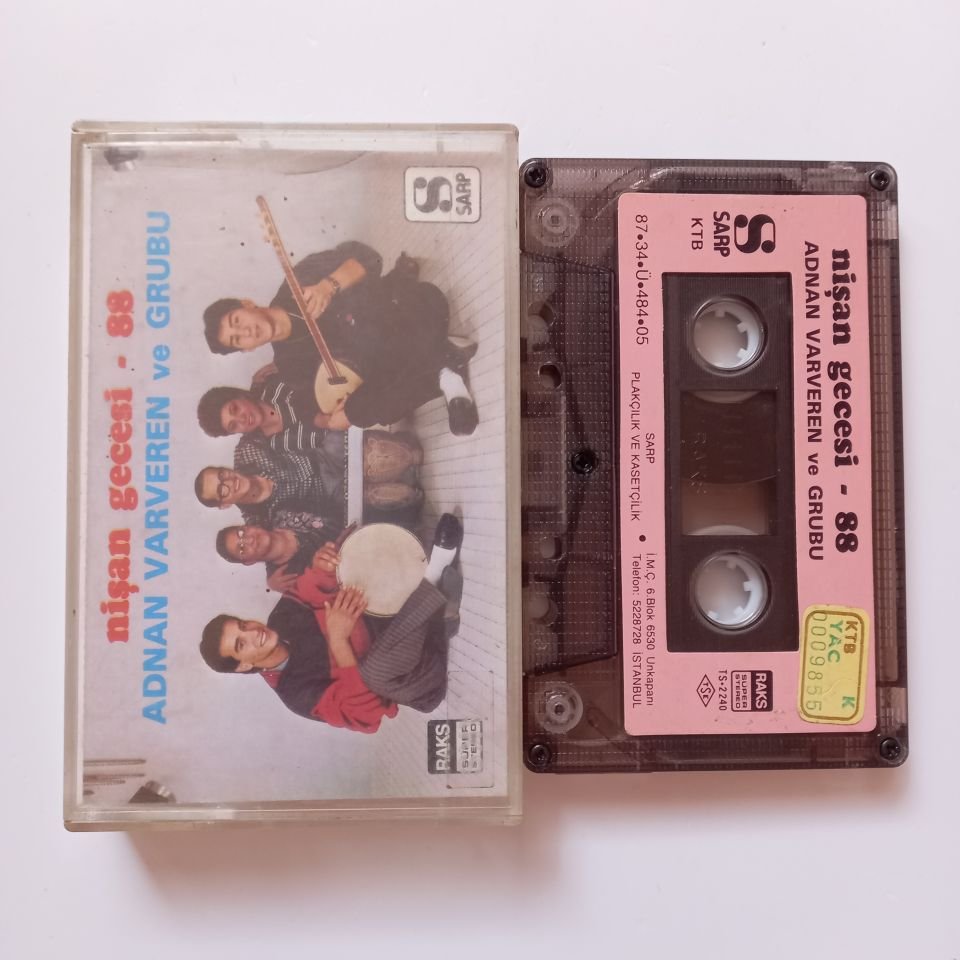 ADNAN VARVEREN VE GRUBU - NİŞAN GECESİ / 88 (1987) - KASET 2.EL