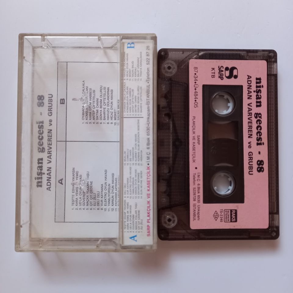 ADNAN VARVEREN VE GRUBU - NİŞAN GECESİ / 88 (1987) - KASET 2.EL