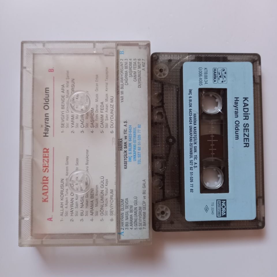 KADİR SEZER - HAYRAN OLDUM (1988) - KASET 2.EL