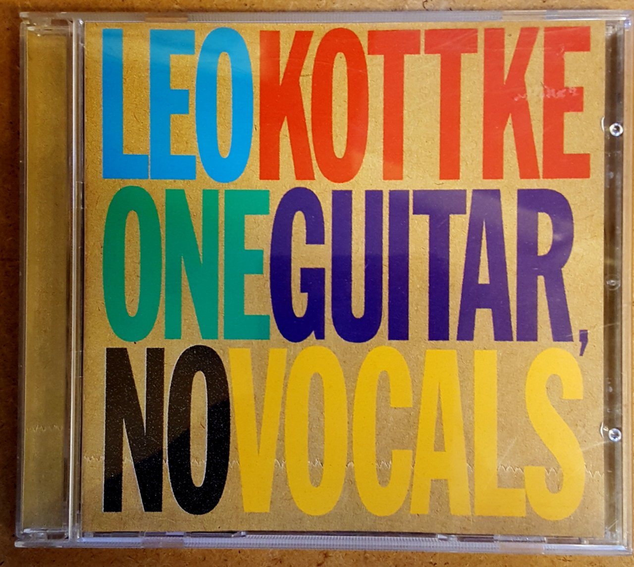 LEO KOTTKE ONE GUITAR NO VOCALS (1999) CD ACOUSTIC GUITAR / CONTEMPORARY FOLK 2.EL
