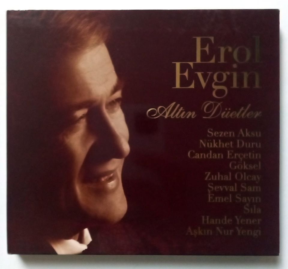 EROL EVGİN / ALTIN DÜETLER - SEZEN AKSU, NÜKHET DURU, CANDAN ERÇETİN, GÖKSEL, ZUHAL OLCAY, ŞEVVAL SAM, EMEL SAYIN, SILA, HANDE YENER, AŞKIN NUR YENGİ - (2016) - CD 2.EL
