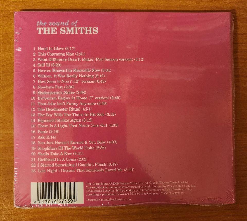 THE SMITHS – THE SOUND OF THE SMITHS (2008) - CD DIGISLEEVE 2024 REISSUE SIFIR