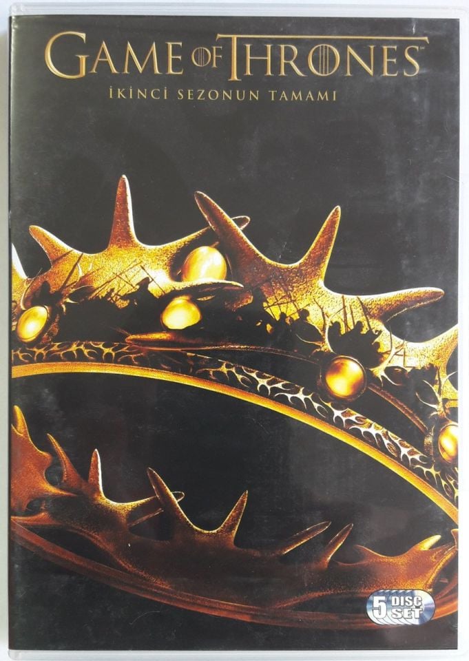 GAME OF THRONES - 2. SEZON - İKİNCİ SEZONUN TAMAMI - 5xDVD BOX 2.EL