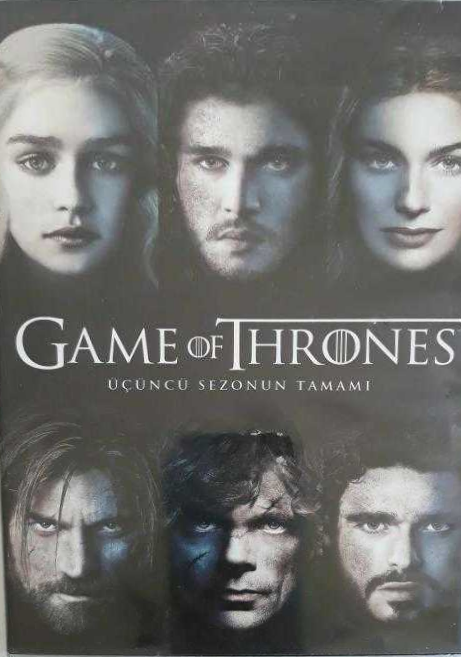 GAME OF THRONES - 3. SEZON - ÜÇÜNCÜ SEZONUN TAMAMI - 5xDVD BOX 2.EL