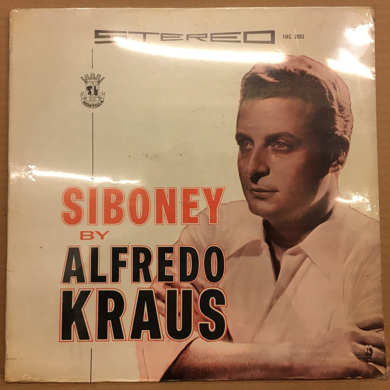ALFREDO KRAUS SYMPHONY ORCHESTRA OF MADRID - SIBONEY 1960 DÖNEM BASKISI SIFIR PLAK