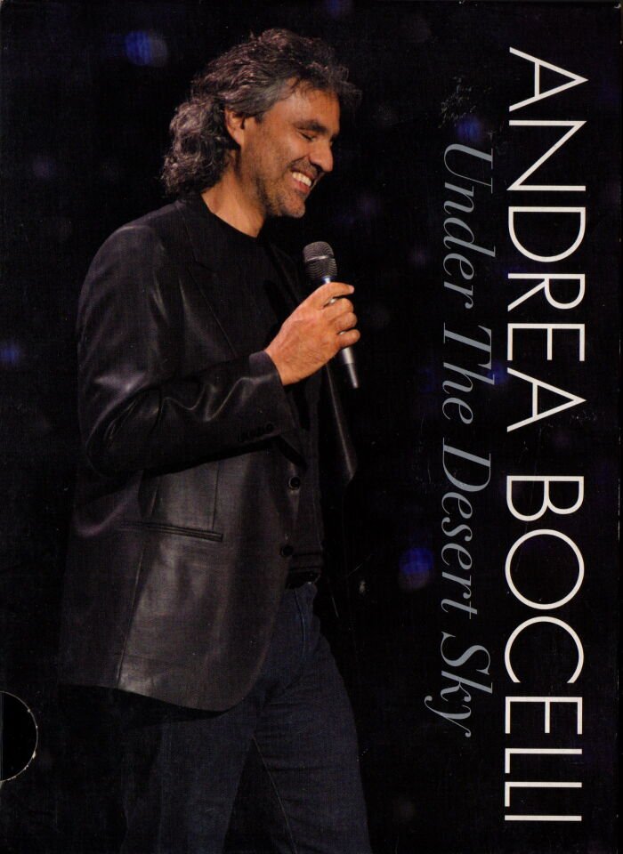 ANDREA BOCELLI – UNDER THE DESERT SKY - DVD DIGIPAK 2.EL