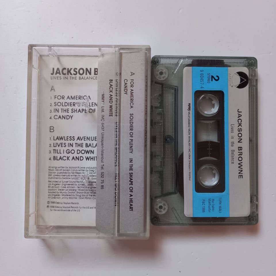 JACKSON BROWNE - LIVES IN THE BALANCE - KASET 2.EL