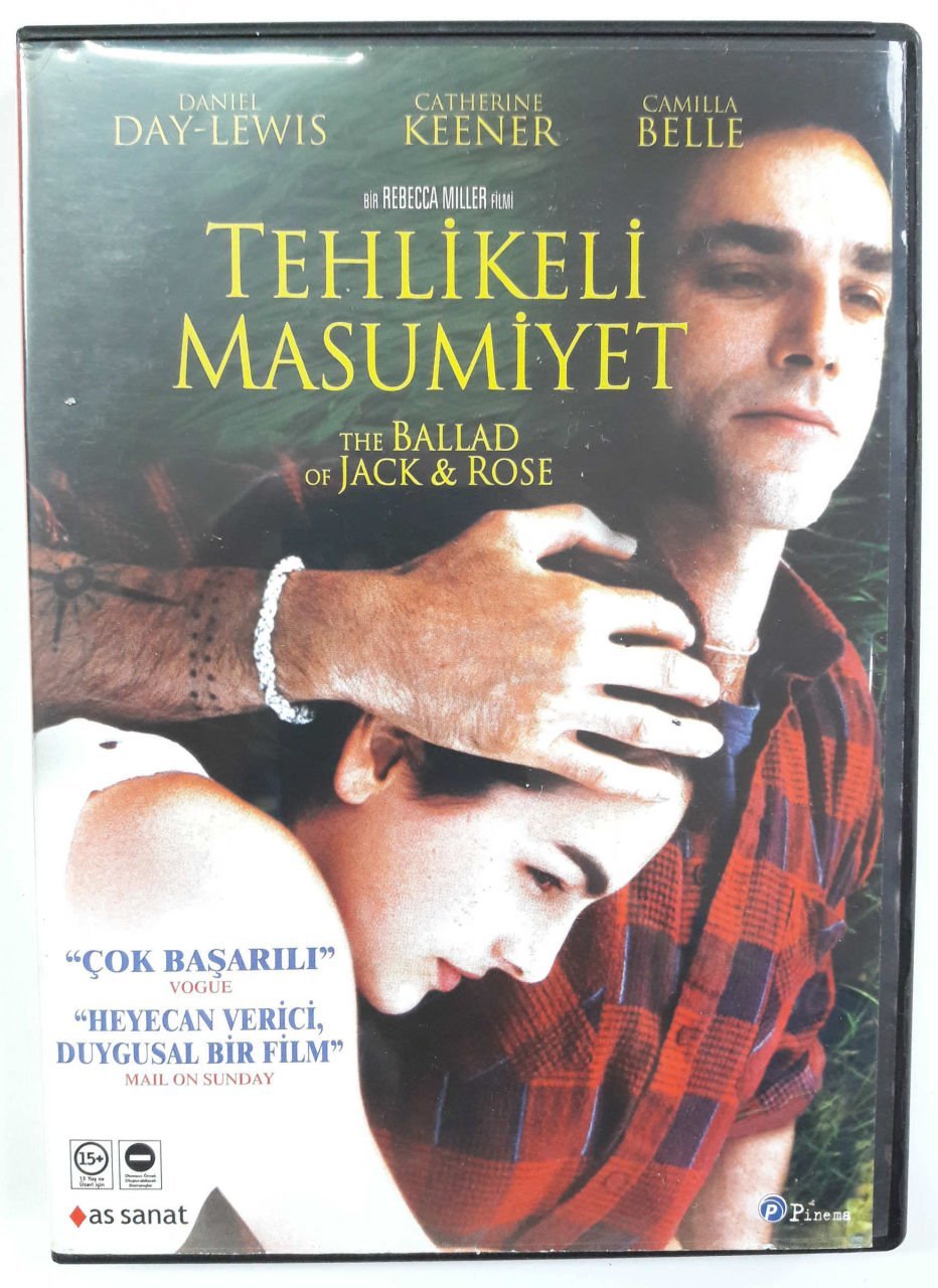 TEHLİKELİ MASUMİYET - THE BALLAD OF JACK AND ROSE - DANIEL DAY-LEWIS - CATHERINE KEENER - REBECCA MILLER - DVD 2.EL