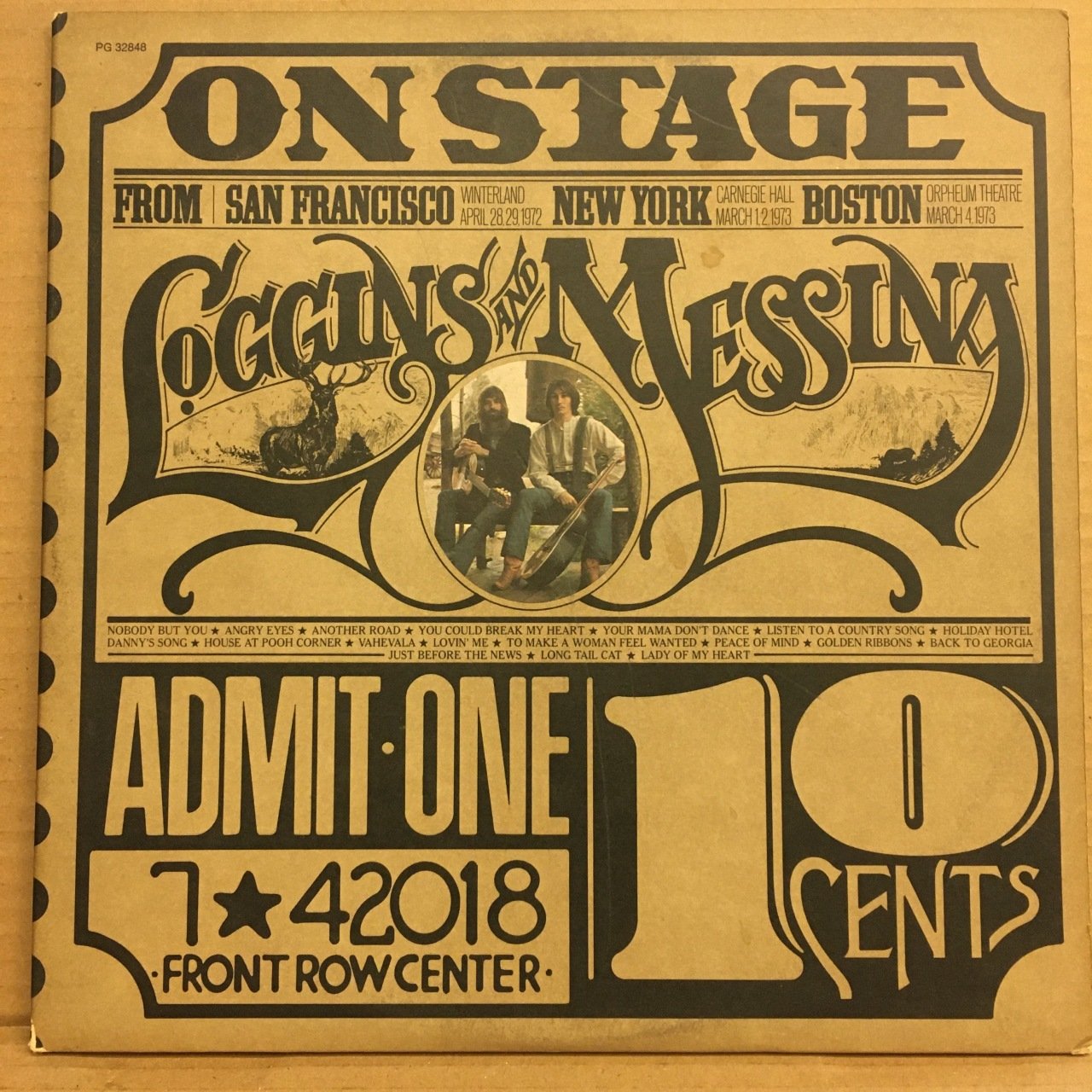KENNY LOGGINS & JIM MESSINA - ON STAGE 2.EL 2PLAK