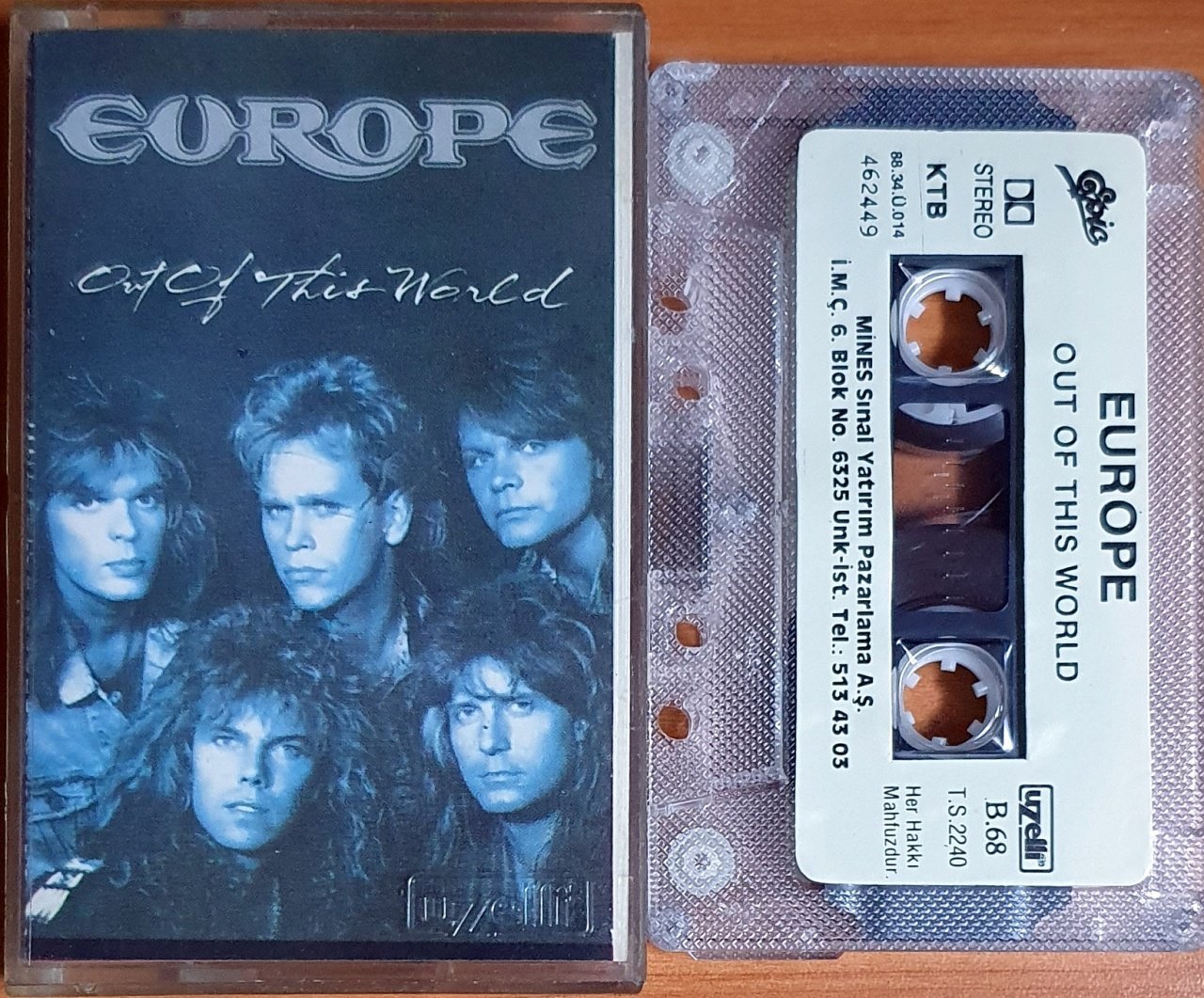 EUROPE - OUT OF THIS WORLD (1988) - KASET UZELLİ 2.EL