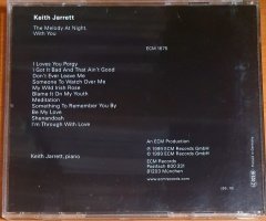 KEITH JARRET - THE MELODY AT NIGHT, WITH YOU (1999) - CD ECM 2.EL