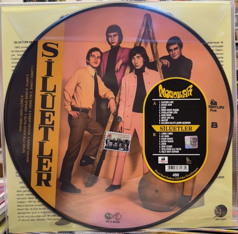MOĞOLLAR & SİLÜETLER - ANILARLA  (1990) - LP 2025 SINIRLI SAYIDA RESİM BASKILI ÖZEL EDİSYON SIFIR PLAK