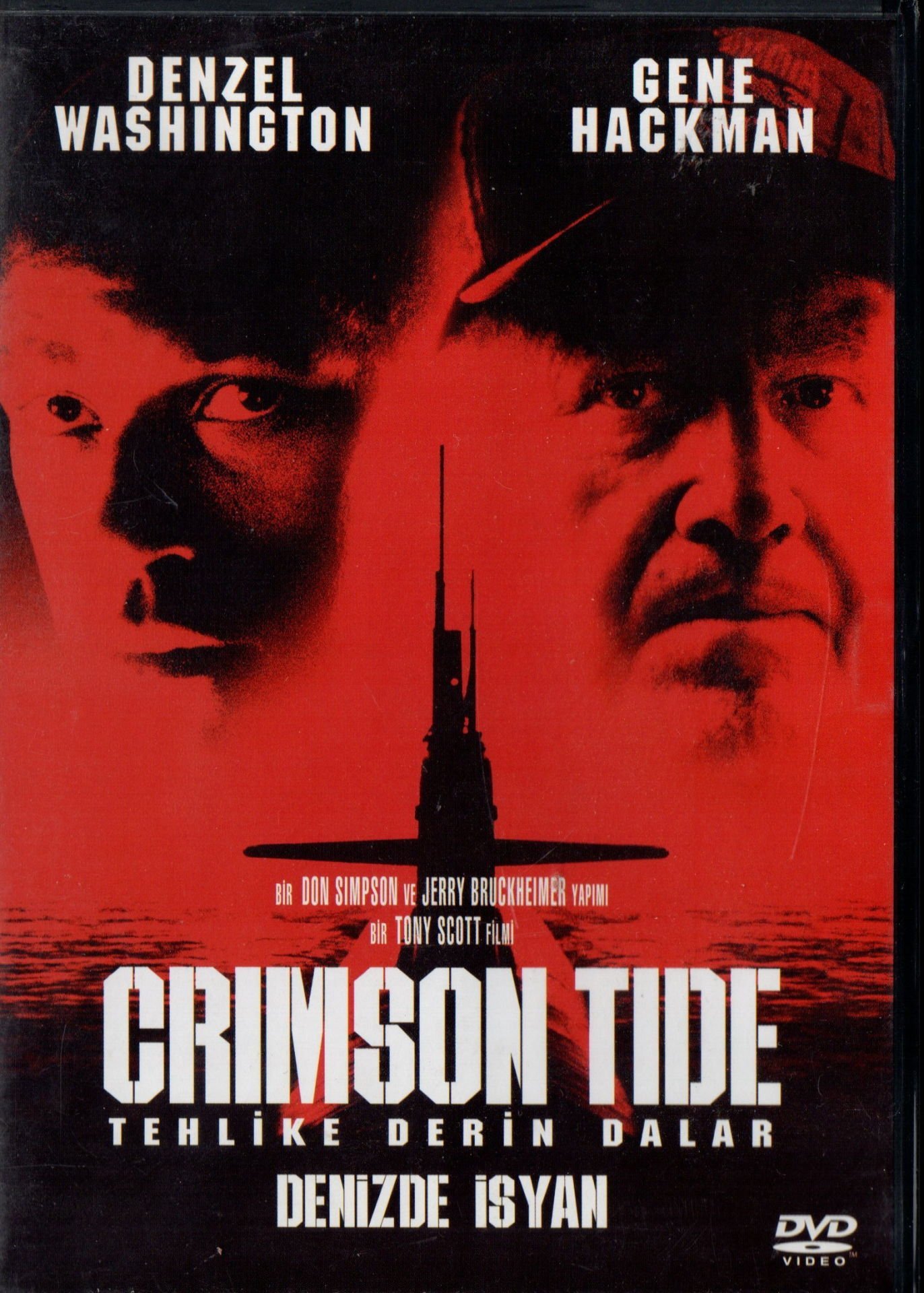 CRIMSON TIDE - DENİZDE İSYAN - TONY SCOTT - DENZEL WASHINGTON - DVD 2.EL