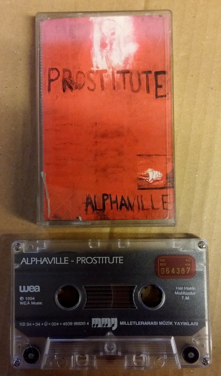 ALPHAVILLE - PROSTITUTE CASSETTE 1994 MADE IN TURKEY ''USED''