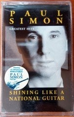 PAUL SIMON - GREATEST HITS SHINING LIKE A NATIONAL GUITAR CASSETTE MADE IN TURKEY ''NEW''