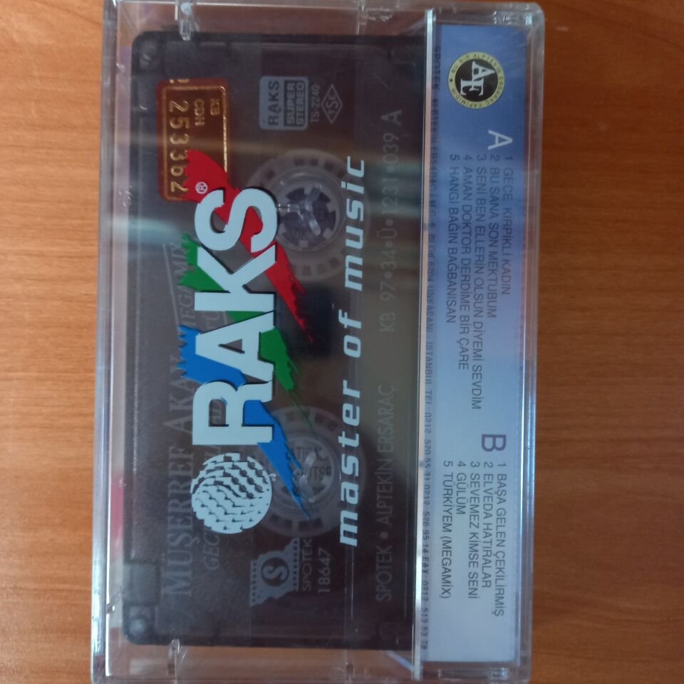 MÜŞERREF AKAY - GECE KİRPİKLİ KADIN (1997) - KASET SIFIR
