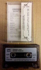 AMANDA LEAR - SECRET PASSION CASSETTE 1987 PAPER LABEL RARE MADE IN TURKEY ''USED''