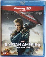 KAPTAN AMERİKA KIŞ ASKERİ - CAPTAIN AMERICA THE WINTER SOLDIER - CHRIS EVANS - SCARLETT JOHANSSON - ROBERT REDFORD - SAMUEL L. JACKSON - MARVEL - 3D+BLU-RAY 2.EL