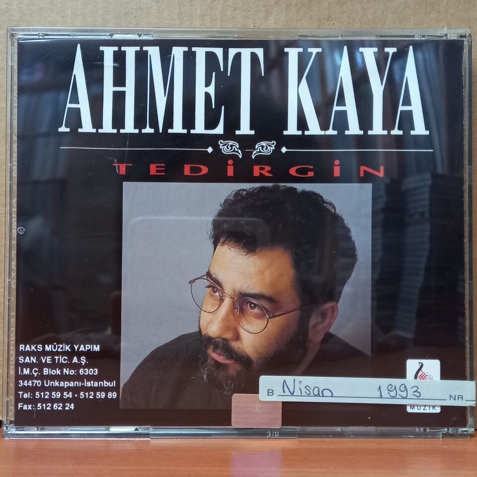 AHMET KAYA - TEDİRGİN (1993) - CD İLK BASKI 2.EL