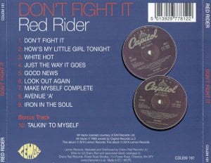 RED RIDER – DON'T FIGHT IT (1980) CD SIFIR