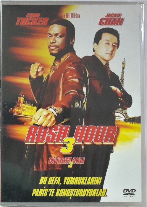 RUSH HOUR 3 - BİTİRİM İKİLİ 3 - JACKIE CHAN - CHRIS TUCKER - DVD SIFIR