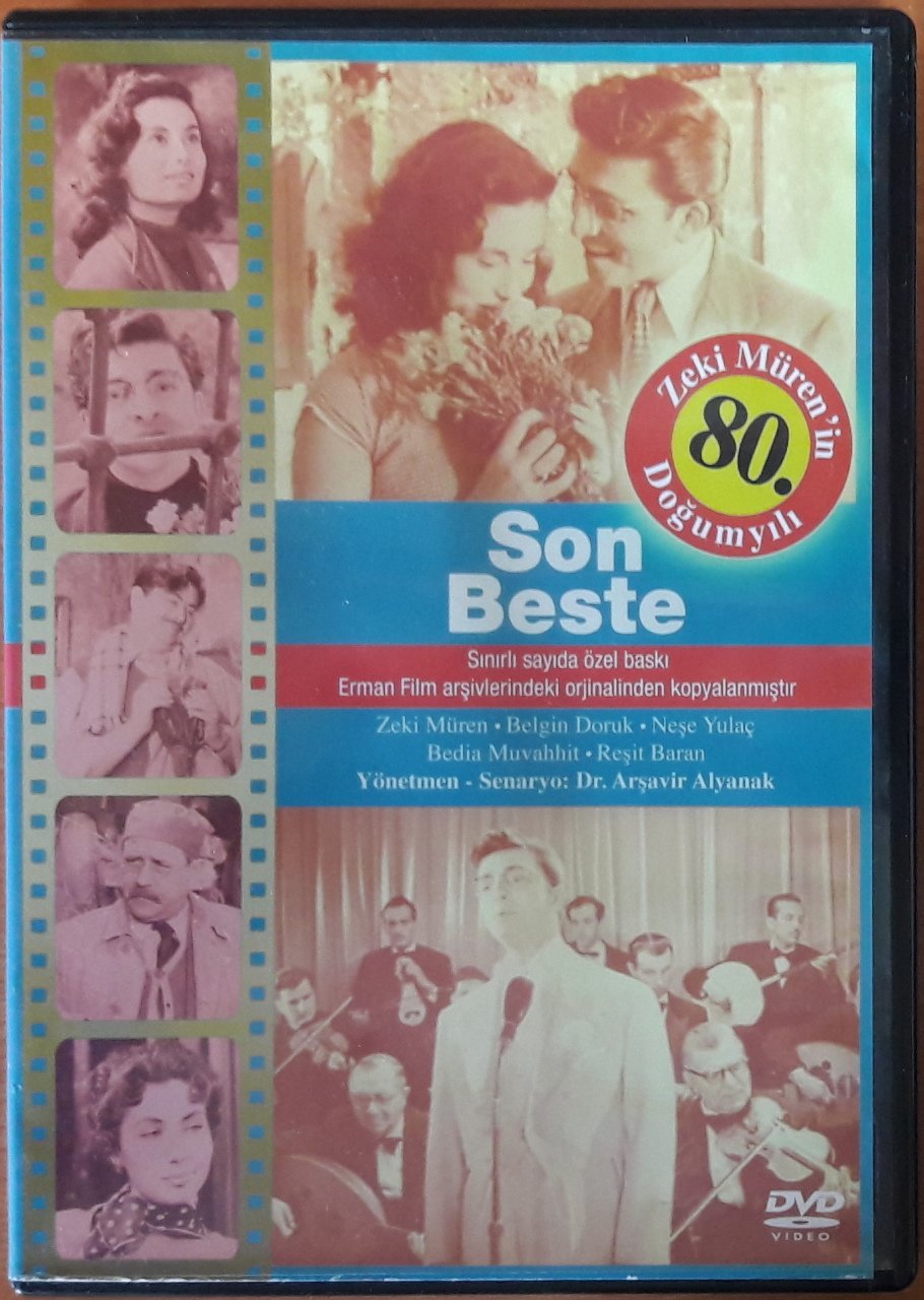 SON BESTE (1955) - ZEKİ MÜREN - BELGİN DORUK - ARŞAVİR ALYANAK - DVD 2.EL