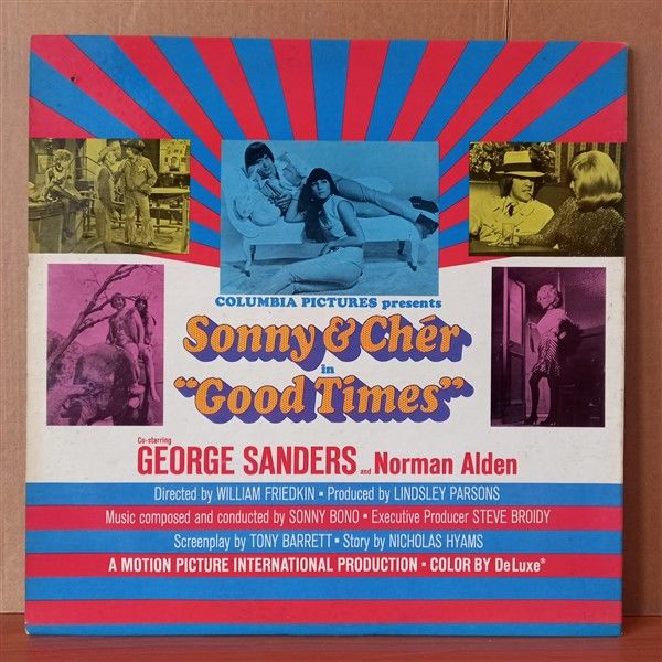 GOOD TIMES: ORIGINAL FILM SOUNDTRACK / SONNY & CHER (1967) - LP 2.EL PLAK