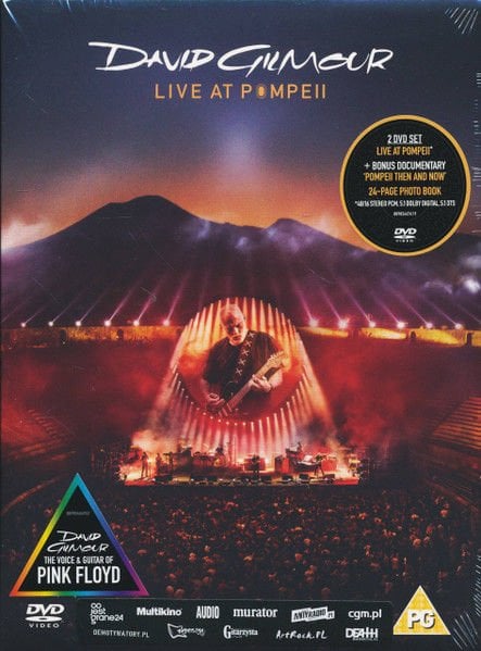 DAVID GILMOUR – LIVE AT POMPEII (2017) - 2xDVD DIGIPAK AMBALAJINDA SIFIR