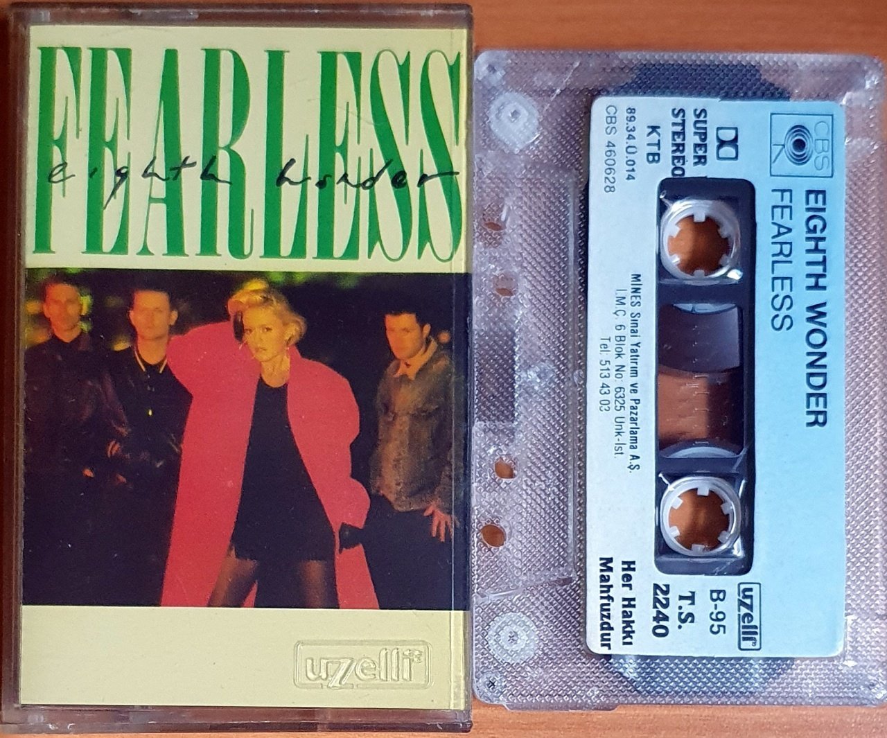 EIGHT WONDER - FEARLESS (1989) - KASET UZELLİ 2.EL